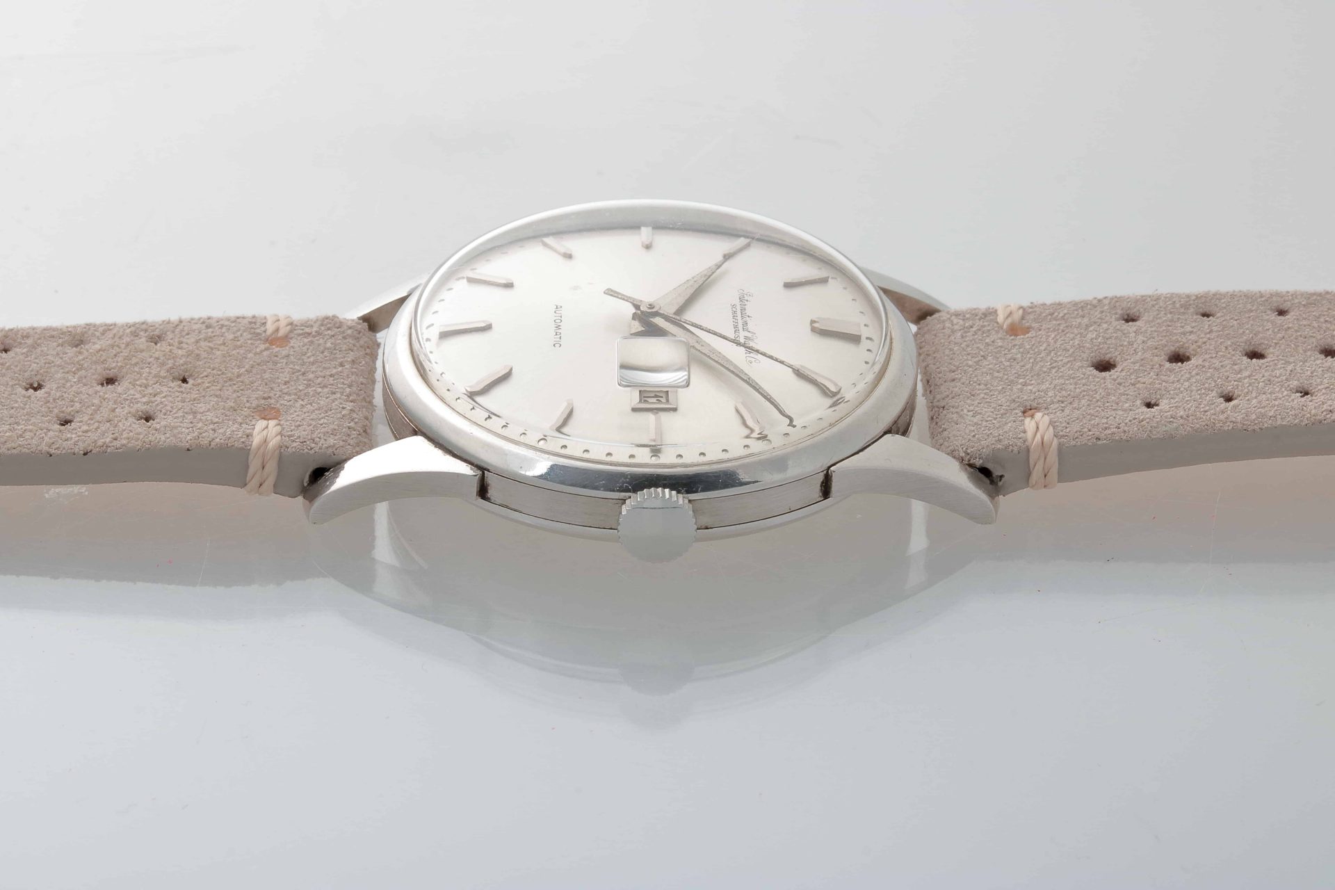 Lot #13190 – Rare IWC Date Platinum Watch Cal 8531 Vintage Lot #13190 – Rare IWC Date Platinum Watch Cal 8531 Vintage IWC Lot #13190 – Rare IWC Date Platinum Watch Cal 8531 Vintage IWC International Watch Co