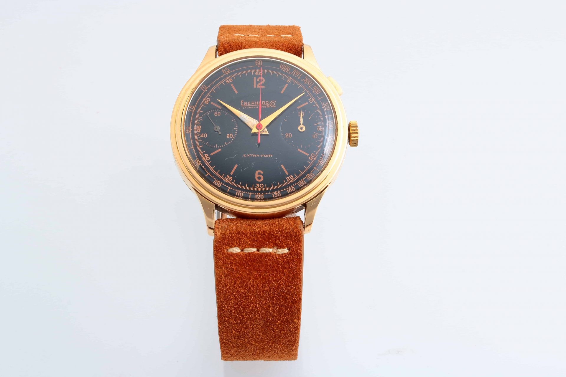Lot #12465 – 18k Yellow Gold Eberhard & Co Single Button Chronograph Watch Vintage Lot #12465 – 18k Yellow Gold Eberhard & Co Single Button Chronograph Watch Vintage Eberhard & Co Lot #12465 – 18k Yellow Gold Eberhard & Co Single Button Chronograph Watch Vintage Eberhard & Co Eberhard & co