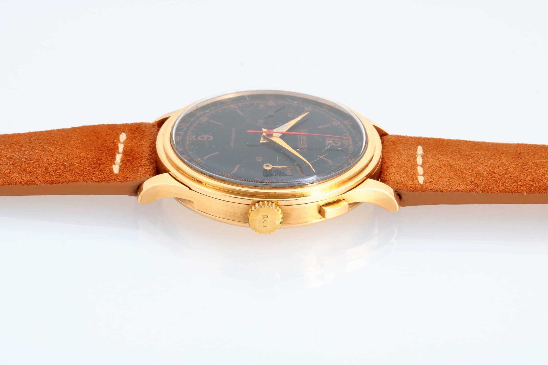 Lot #12465 – 18k Yellow Gold Eberhard & Co Single Button Chronograph Watch Vintage Lot #12465 – 18k Yellow Gold Eberhard & Co Single Button Chronograph Watch Vintage Eberhard & Co Lot #12465 – 18k Yellow Gold Eberhard & Co Single Button Chronograph Watch Vintage Eberhard & Co Eberhard & co