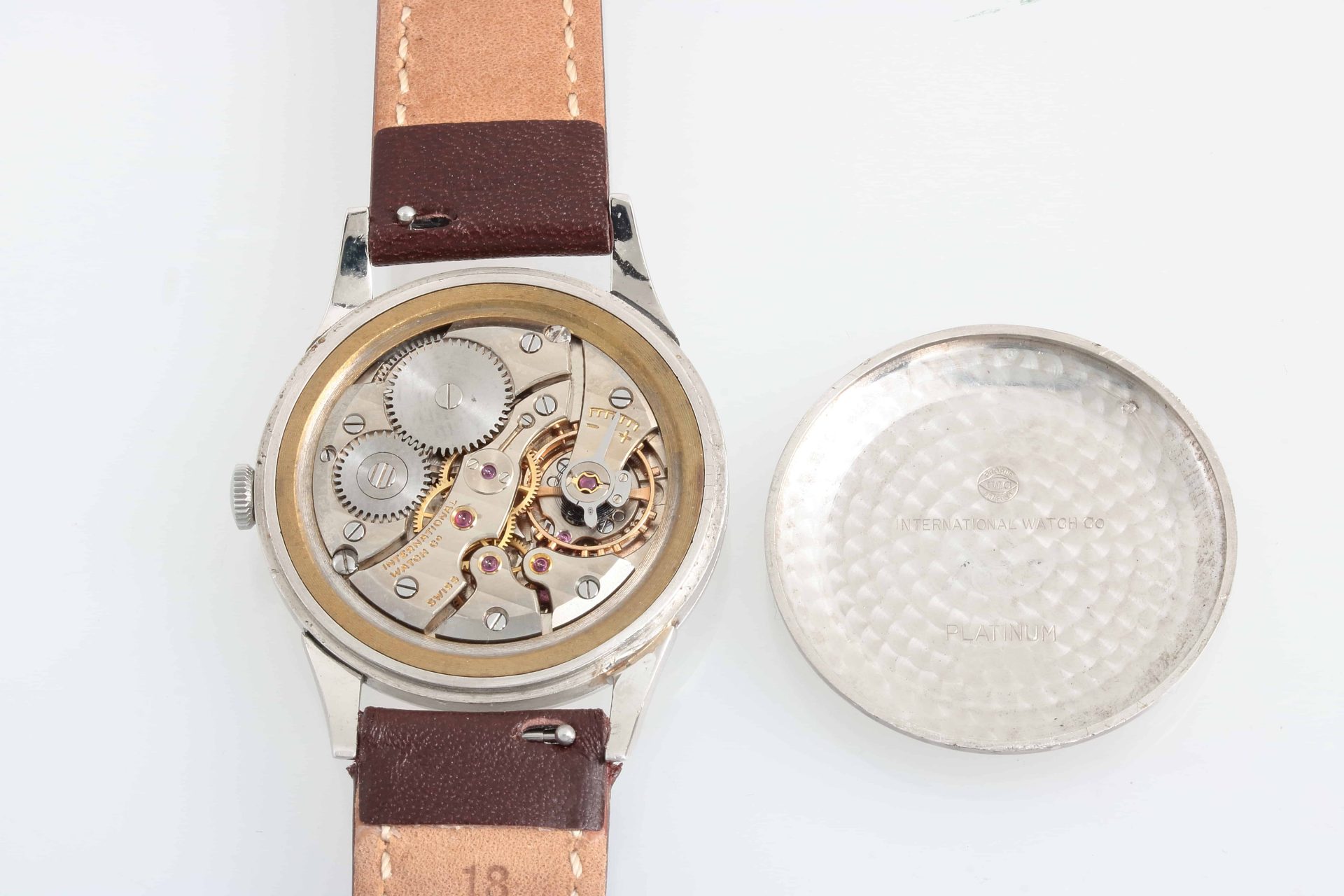 Lot #13080 – Rare Vintage IWC Platinum Watch Cal 89 Lot #13080 – Rare Vintage IWC Platinum Watch Cal 89 IWC Lot #13080 – Rare Vintage IWC Platinum Watch Cal 89 IWC International Watch Co
