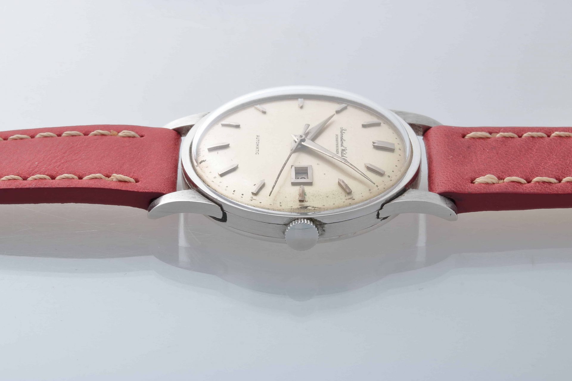 Lot #13189 – Rare IWC Date Platinum Watch Cal 8531 Vintage Lot #13189 – Rare IWC Date Platinum Watch Cal 8531 Vintage IWC Lot #13189 – Rare IWC Date Platinum Watch Cal 8531 Vintage IWC International Watch Co