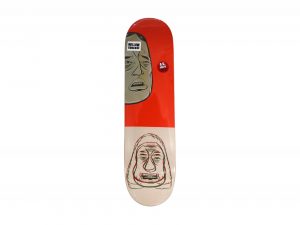 Lot #HB29-034 – Barry McGee Dollin Barry Skateboard Deck Barry McGee Barry McGee