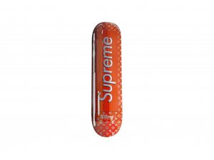 Lot #12820 – DENIAL Supreme Vuitton Smashup Pill Skateboard Deck Denial Denial Skateboard
