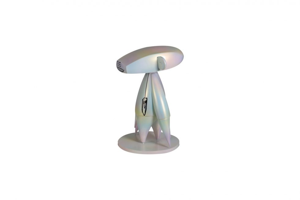 HB29-060 – Futura Laboratories Johnny Iridescent Rainbow Sculpture – Baer & Bosch Auctions