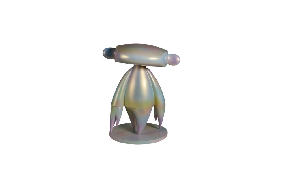 HB29-060 – Futura Laboratories Johnny Iridescent Rainbow Sculpture – Baer & Bosch Auctions