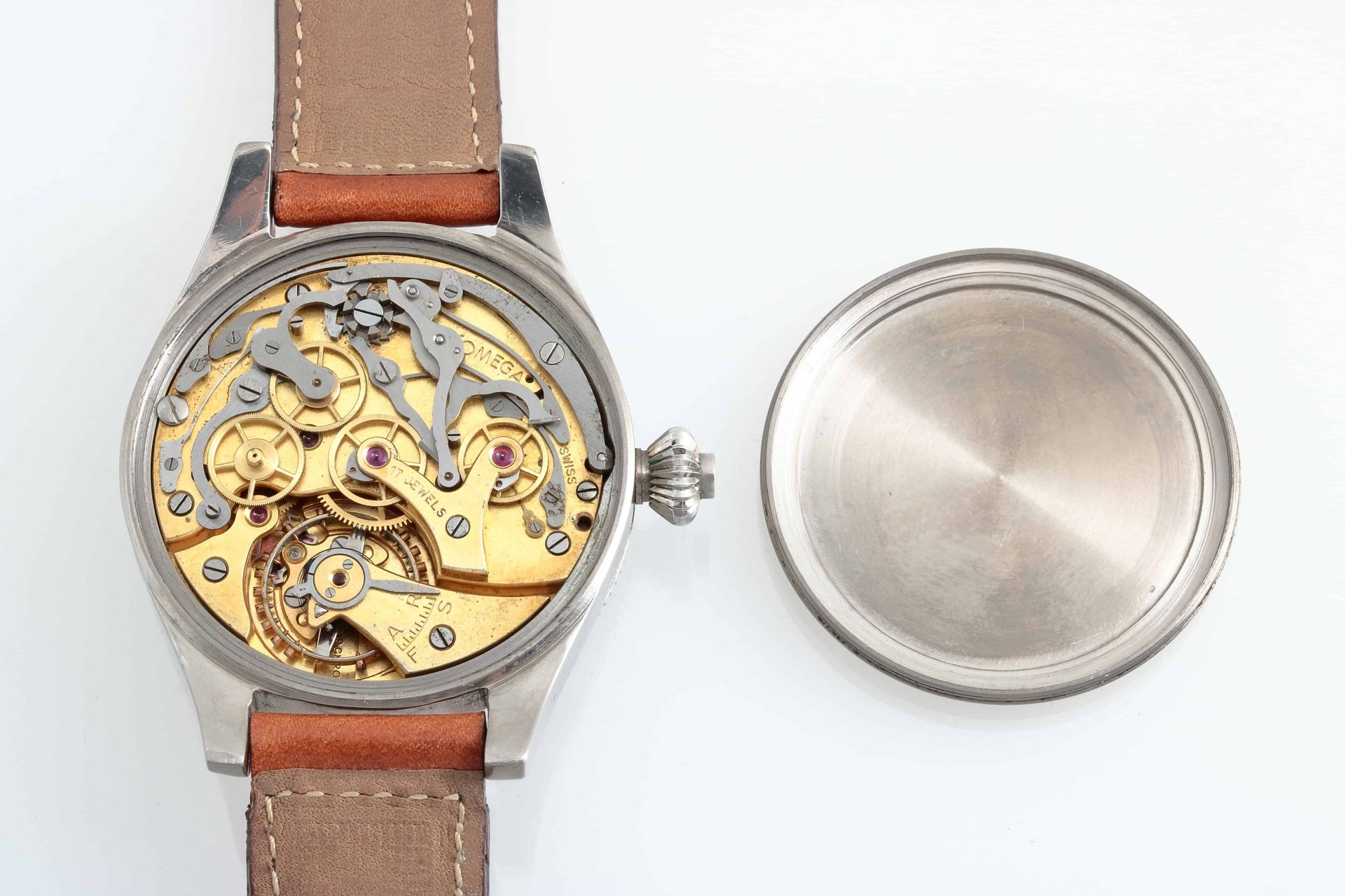 Lot #12372 – Vintage Omega One Button Chronograph Watch Lot #12372 – Vintage Omega One Button Chronograph Watch Omega Lot #12372 – Vintage Omega One Button Chronograph Watch Omega