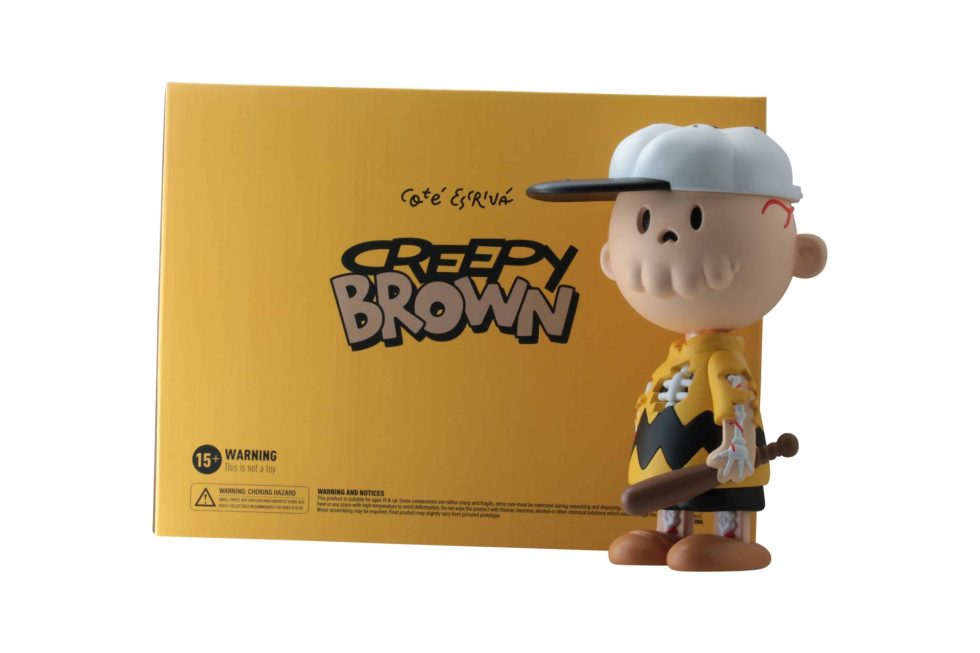 HB29-027 – Cote Escriva Creepy Brown Polyresin Sculpture – Baer & Bosch Auctions