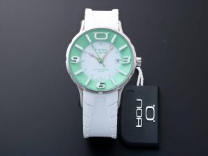 Private: Lot #HB27-072 – NOA Iris IR008 White/Green Watch Quartz NOA NOA Iris IR008