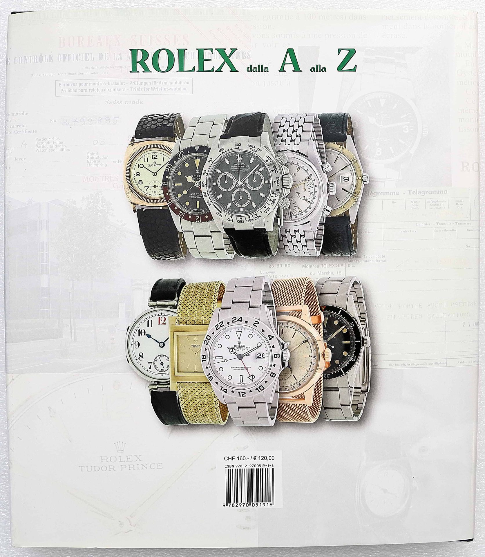 Lot #HB31-059 – RARE Rolex Dalla A Alla Z by Marco Strazzi Watch Book Lot #HB31-059 – RARE Rolex Dalla A Alla Z by Marco Strazzi Watch Book Collector's Bookshelf Lot #HB31-059 – RARE Rolex Dalla A Alla Z by Marco Strazzi Watch Book Collector's Bookshelf Books