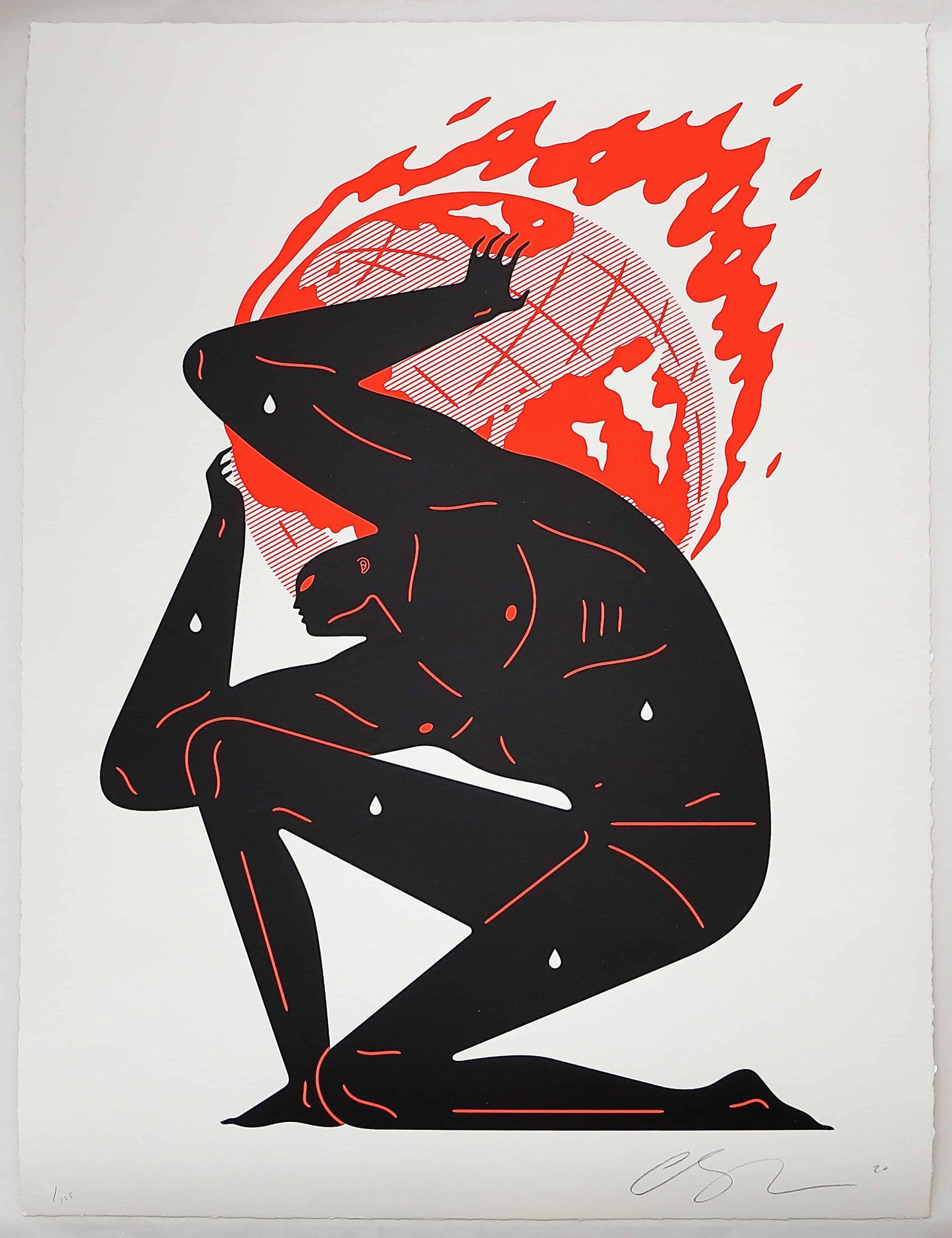 Lot #12909 – Cleon Peterson World on Fire White Screen Print Lot #12909 – Cleon Peterson World on Fire White Screen Print Art Lot #12909 – Cleon Peterson World on Fire White Screen Print Art Cleon Peterson