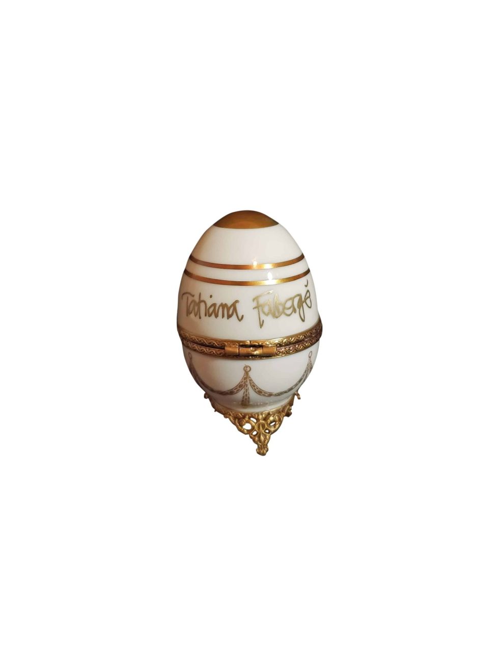 12266 Faberge Petit Baby Egg With Bear Hand Signed by Tatiana Faberge NIB COA – Baer & Bosch