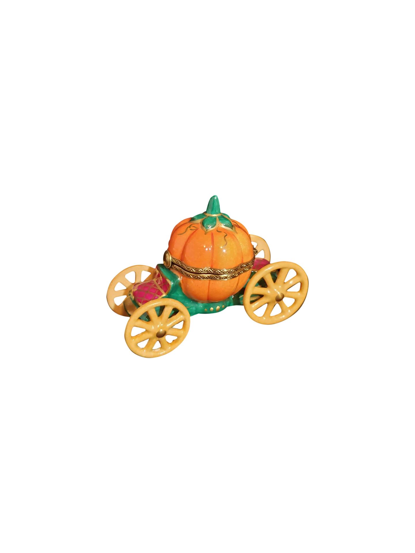 Lot #12332 – Limoges Cinderella Pumpkin Carriage Lot #12332 – Limoges Cinderella Pumpkin Carriage Art Lot #12332 – Limoges Cinderella Pumpkin Carriage Art Limoges