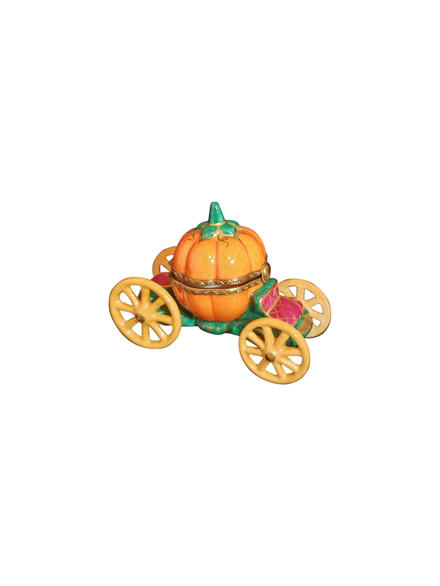Lot #12332 – Limoges Cinderella Pumpkin Carriage Lot #12332 – Limoges Cinderella Pumpkin Carriage Art Lot #12332 – Limoges Cinderella Pumpkin Carriage Art Limoges