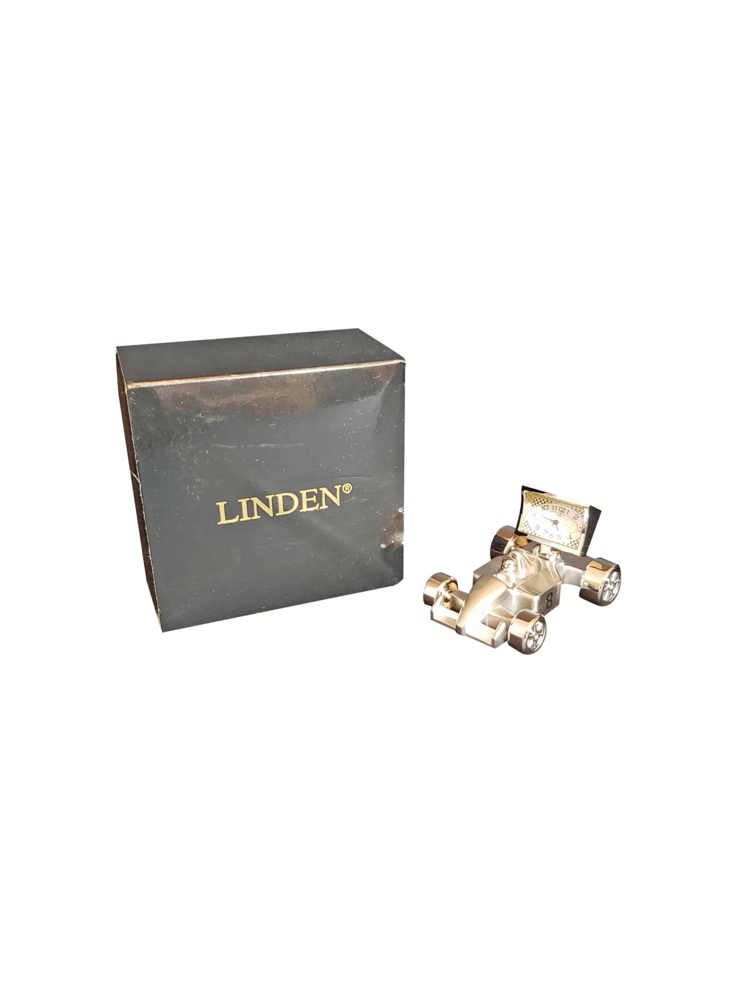 Lot #12364 – Linden Race Car Clock With Box Lot #12364 – Linden Race Car Clock With Box Clocks Lot #12364 – Linden Race Car Clock With Box Clocks Linden