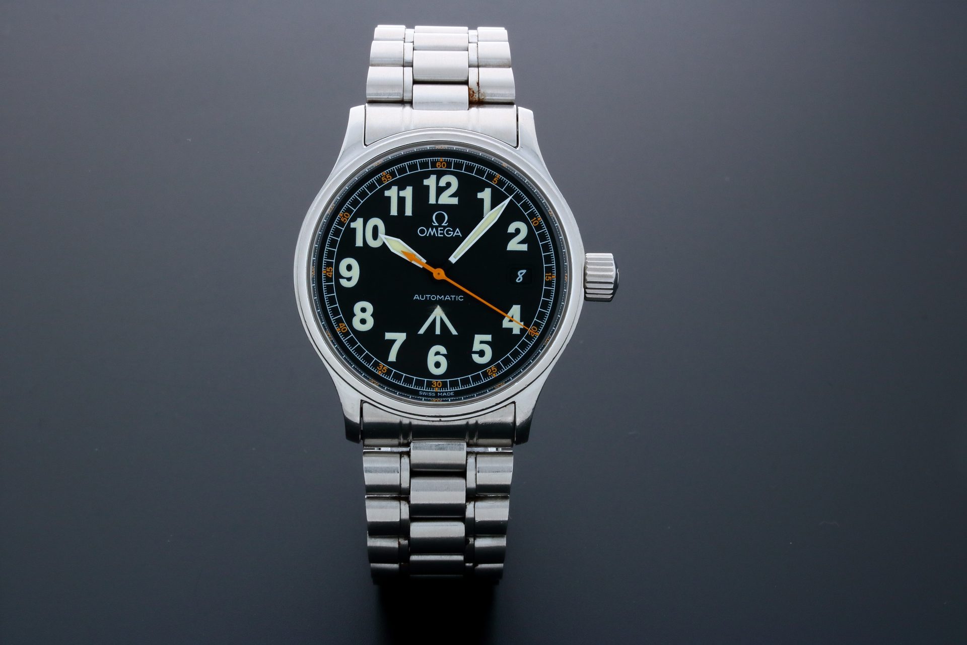 Lot #12408 – Rare Omega 5202.51 Dynamic RAF Logo Watch Lot #12408 – Rare Omega 5202.51 Dynamic RAF Logo Watch 5202.51 Lot #12408 – Rare Omega 5202.51 Dynamic RAF Logo Watch 5202.51 Omega 5202.51