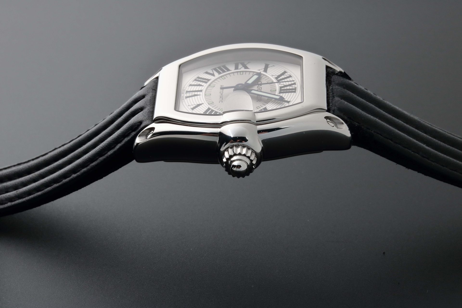 Lot #12414 – Cartier Roadster W62000V3 Date Watch Automatic Lot #12414 – Cartier Roadster W62000V3 Date Watch Automatic 2510 Lot #12414 – Cartier Roadster W62000V3 Date Watch Automatic 2510 Cartier 2510