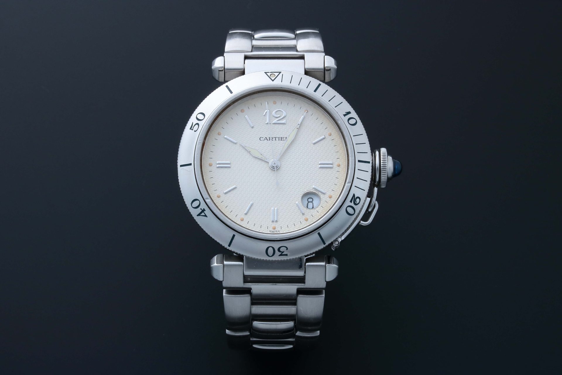 Lot #12430 – Cartier Pasha 38mm Watch 1040 Automatic Lot #12430 – Cartier Pasha 38mm Watch 1040 Automatic 1040 Lot #12430 – Cartier Pasha 38mm Watch 1040 Automatic 1040 Cartier 1040