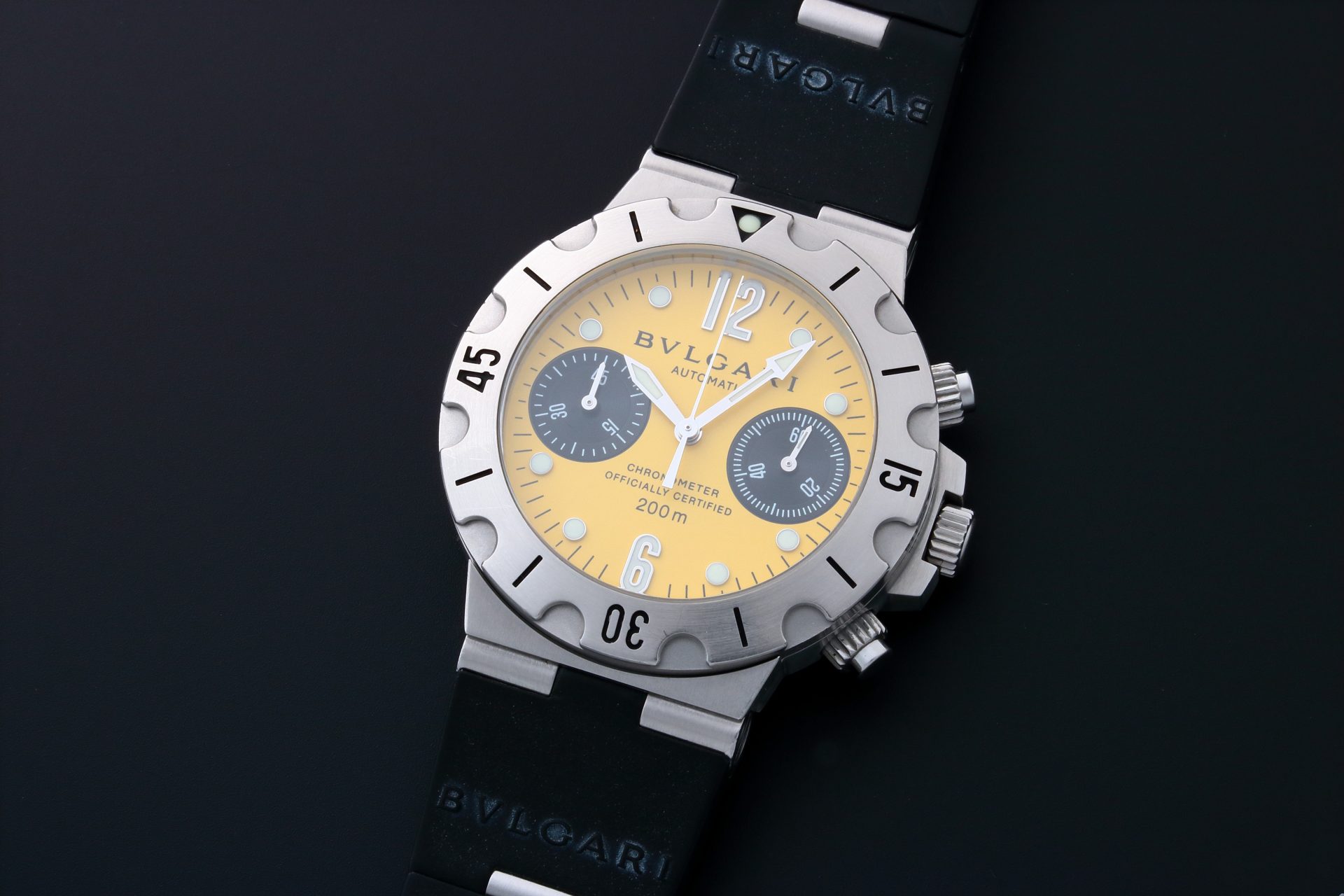 Lot #12381 – Bvlgari Diagono Scuba Chronograph Watch SC38C10SV-SLN Limited Edition Lot #12381 – Bvlgari Diagono Scuba Chronograph Watch SC38C10SV-SLN Limited Edition Bvlgari Lot #12381 – Bvlgari Diagono Scuba Chronograph Watch SC38C10SV-SLN Limited Edition Bvlgari Bulgari #SC38C10SV