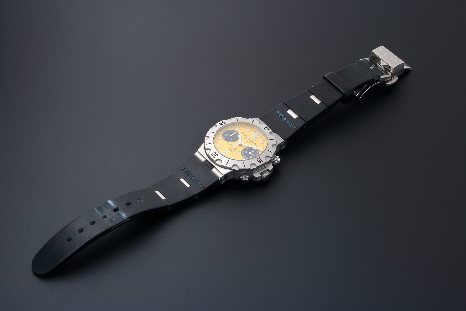 Lot #12381 – Bvlgari Diagono Scuba Chronograph Watch SC38C10SV-SLN Limited Edition Lot #12381 – Bvlgari Diagono Scuba Chronograph Watch SC38C10SV-SLN Limited Edition Bvlgari Lot #12381 – Bvlgari Diagono Scuba Chronograph Watch SC38C10SV-SLN Limited Edition Bvlgari Bulgari #SC38C10SV