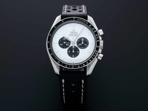 Private: Lot #14125 – Omega 3570.50 Professional Speedmaster Moon With Mitsukoshi Panda Dial 3570.50 Chronograph