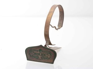 Private: Lot #14248 – Rolex Metal Display Watch Stand Collector Vintage Rarities Rolex Watch Stand