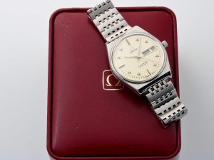 Private: Lot #14736 – Omega Seamaster Day Date Watch Star Dial 166.0210 166.0210 Omega 166.0210