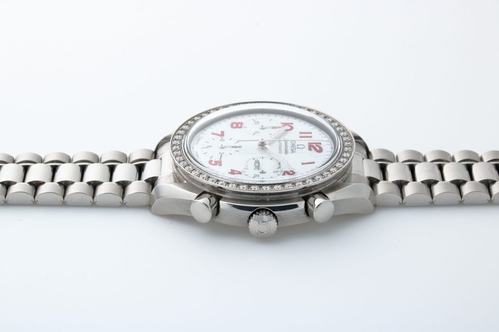 HB31-062 – Omega Speedmaster MOP Watch Diamond Bezel 3515.79 – Baer & Bosch Auctions