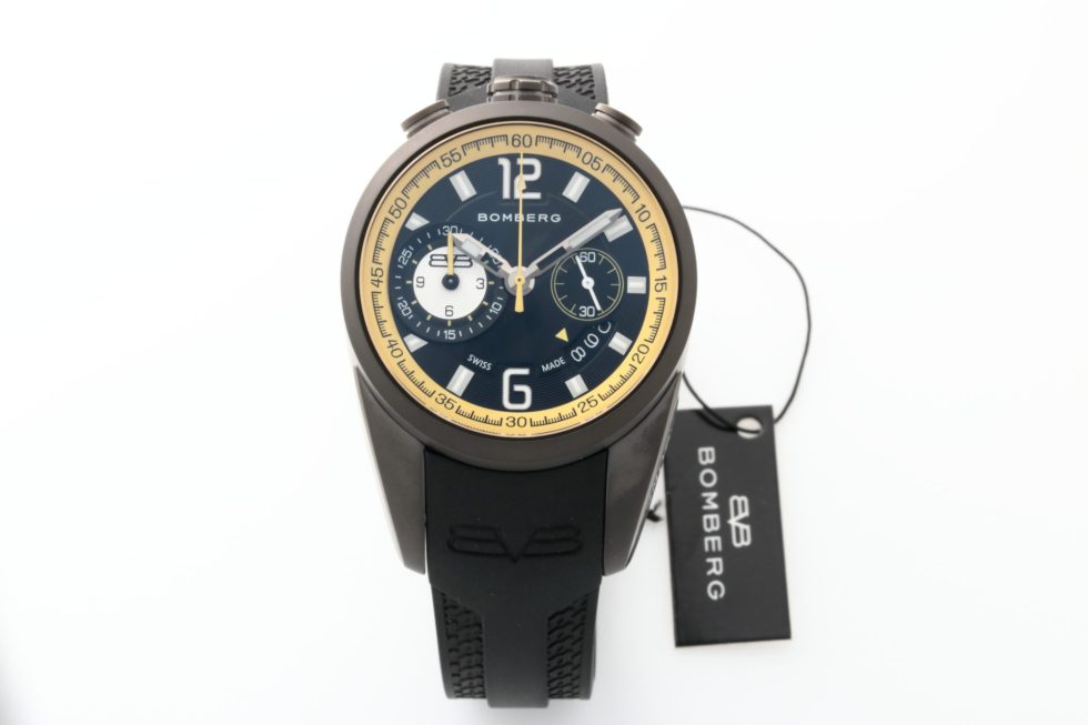 hb13 xx08 bomberg 1968 quartz chronograph watch ns39chpgm