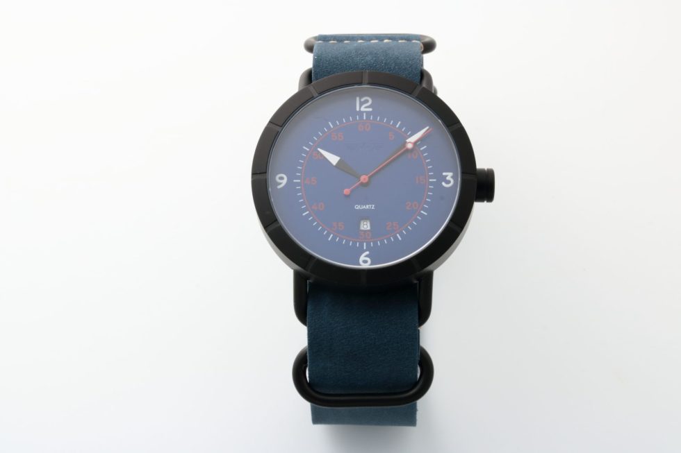 Lot HB12-04 – Peregrine Squadron Pilot Watch Quartz Black PVD – Baer & Bosch Watch Auctions