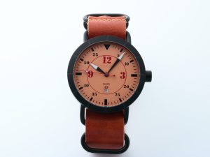 Private: Lot #HB27-065 – Peregrine Squadron Pilot Date Watch Quartz Black PVD Watches Peregrine Squadron Pilot Watch