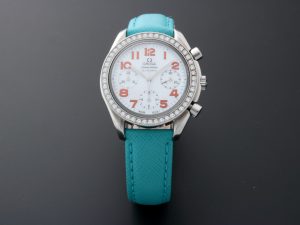 Private: Lot #HB27-074 – Omega Speedmaster MOP Watch Diamond Bezel 3835.78.38 3835.78.38 Omega 3835.78.38