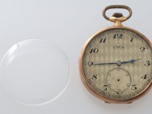 Private: Lot #HB30-004 – Vintage 14k Yellow Gold Union Ancre Pocket Watch Pocket Watches Union Ancre