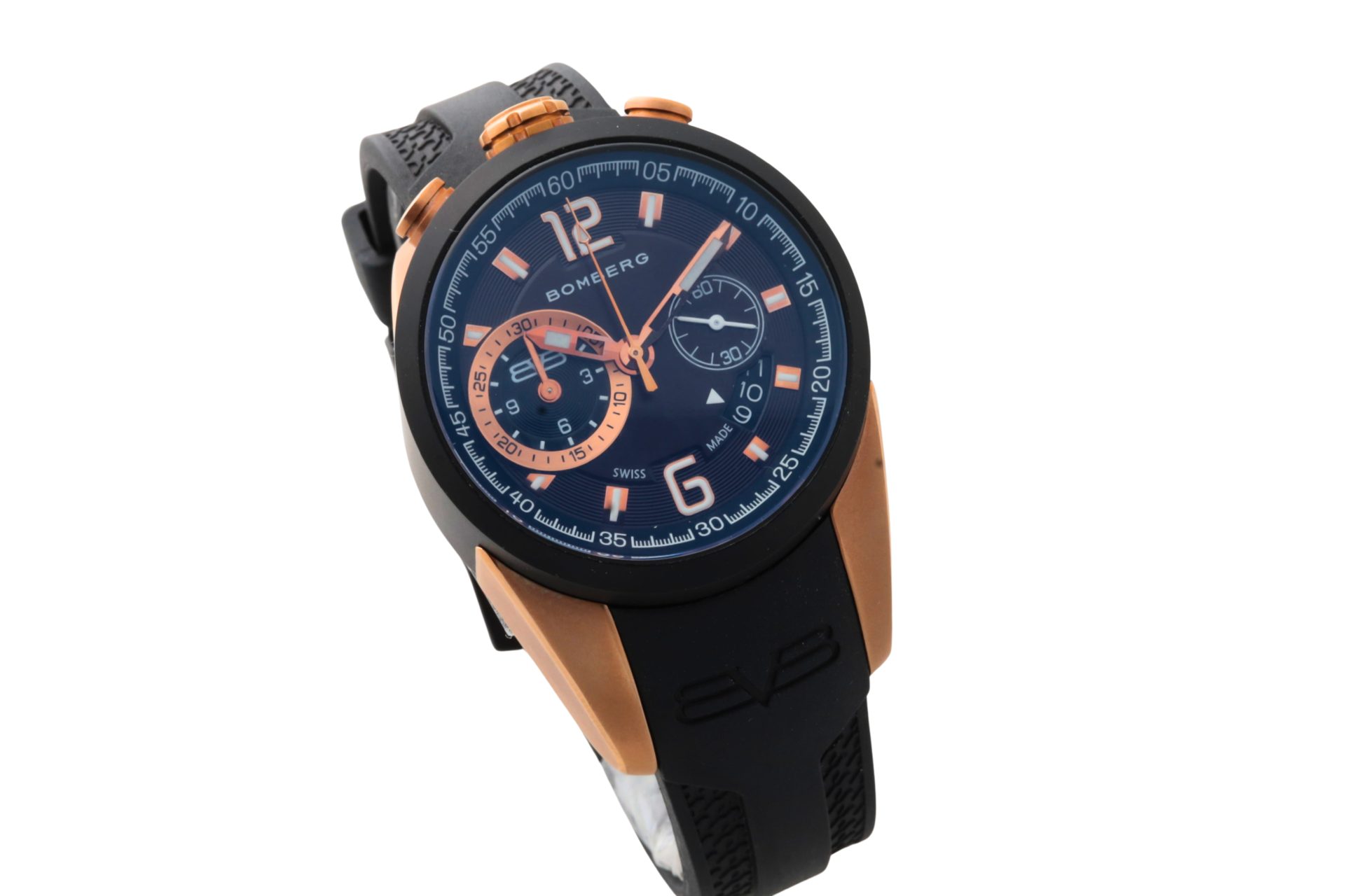 Lot #HB31-008 – Bomberg 1968 Quartz Chronograph Watch NS39CHTT Lot #HB31-008 – Bomberg 1968 Quartz Chronograph Watch NS39CHTT Bomberg Lot #HB31-008 – Bomberg 1968 Quartz Chronograph Watch NS39CHTT Bomberg Bomberg