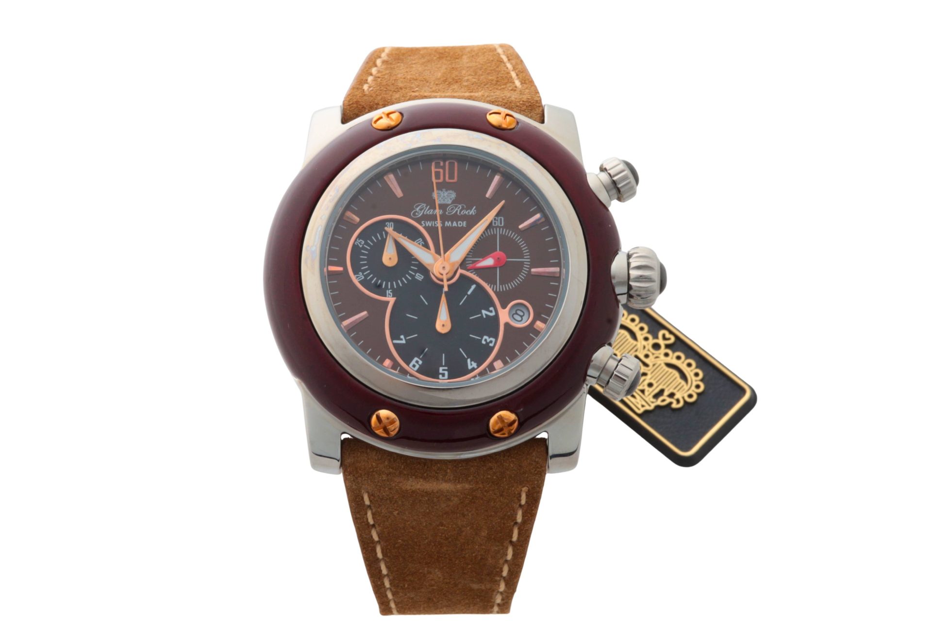 Lot #HB31-038 – Glam Rock Miami Chronograph GR10138 Swiss Quartz Brown Dial Lot #HB31-038 – Glam Rock Miami Chronograph GR10138 Swiss Quartz Brown Dial Glam Rock Lot #HB31-038 – Glam Rock Miami Chronograph GR10138 Swiss Quartz Brown Dial Glam Rock Chronograph Watch