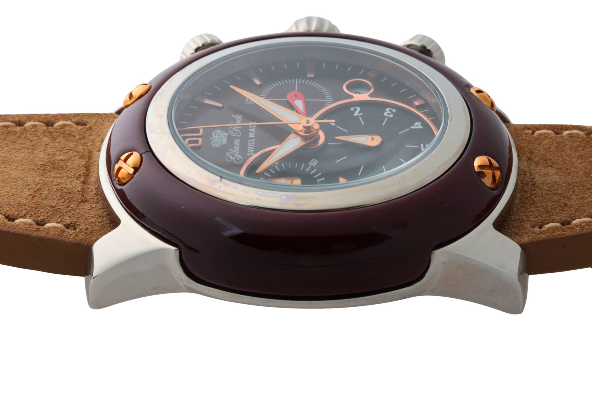 Lot #HB31-038 – Glam Rock Miami Chronograph GR10138 Swiss Quartz Brown Dial Lot #HB31-038 – Glam Rock Miami Chronograph GR10138 Swiss Quartz Brown Dial Glam Rock Lot #HB31-038 – Glam Rock Miami Chronograph GR10138 Swiss Quartz Brown Dial Glam Rock Chronograph Watch