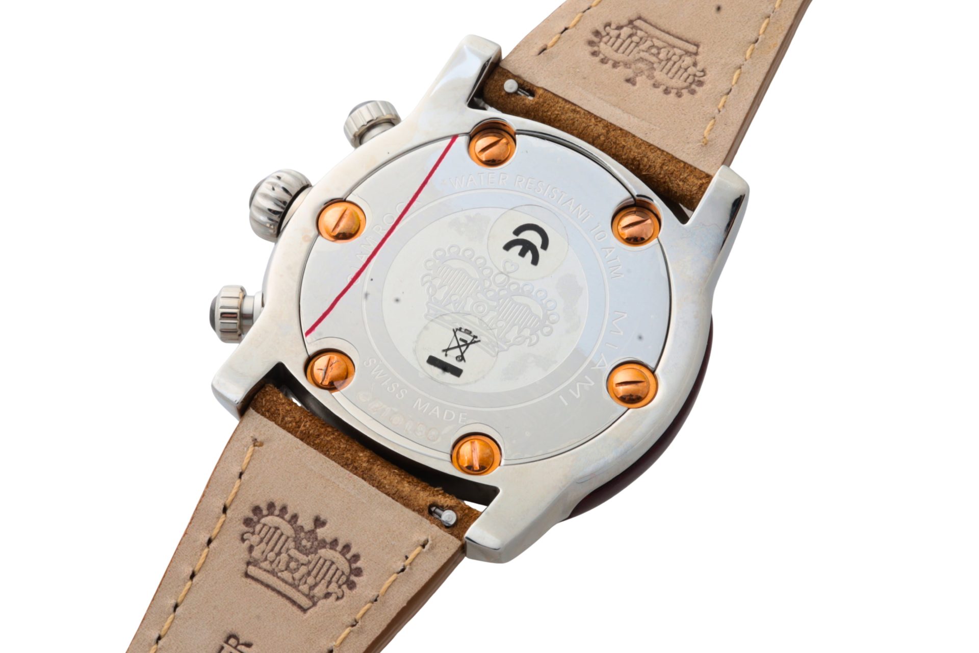 Lot #HB31-038 – Glam Rock Miami Chronograph GR10138 Swiss Quartz Brown Dial Lot #HB31-038 – Glam Rock Miami Chronograph GR10138 Swiss Quartz Brown Dial Glam Rock Lot #HB31-038 – Glam Rock Miami Chronograph GR10138 Swiss Quartz Brown Dial Glam Rock Chronograph Watch
