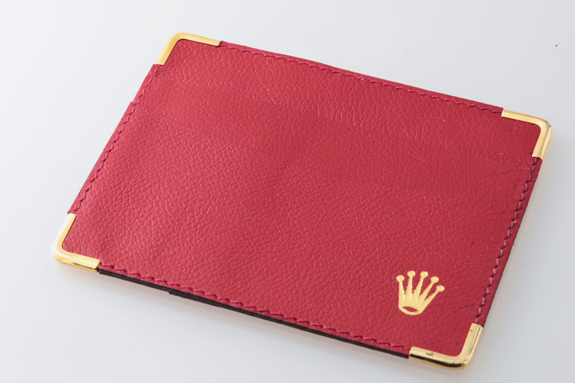 Lot #HB31-017 – Vintage Rolex Red Leather Card Holder Wallet Lot #HB31-017 – Vintage Rolex Red Leather Card Holder Wallet Rolex Lot #HB31-017 – Vintage Rolex Red Leather Card Holder Wallet Rolex Card Holder