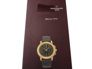 Lot #AN3166A Patek Philippe Chronograph 5070 Owners Manual Ephemera Patek Philippe