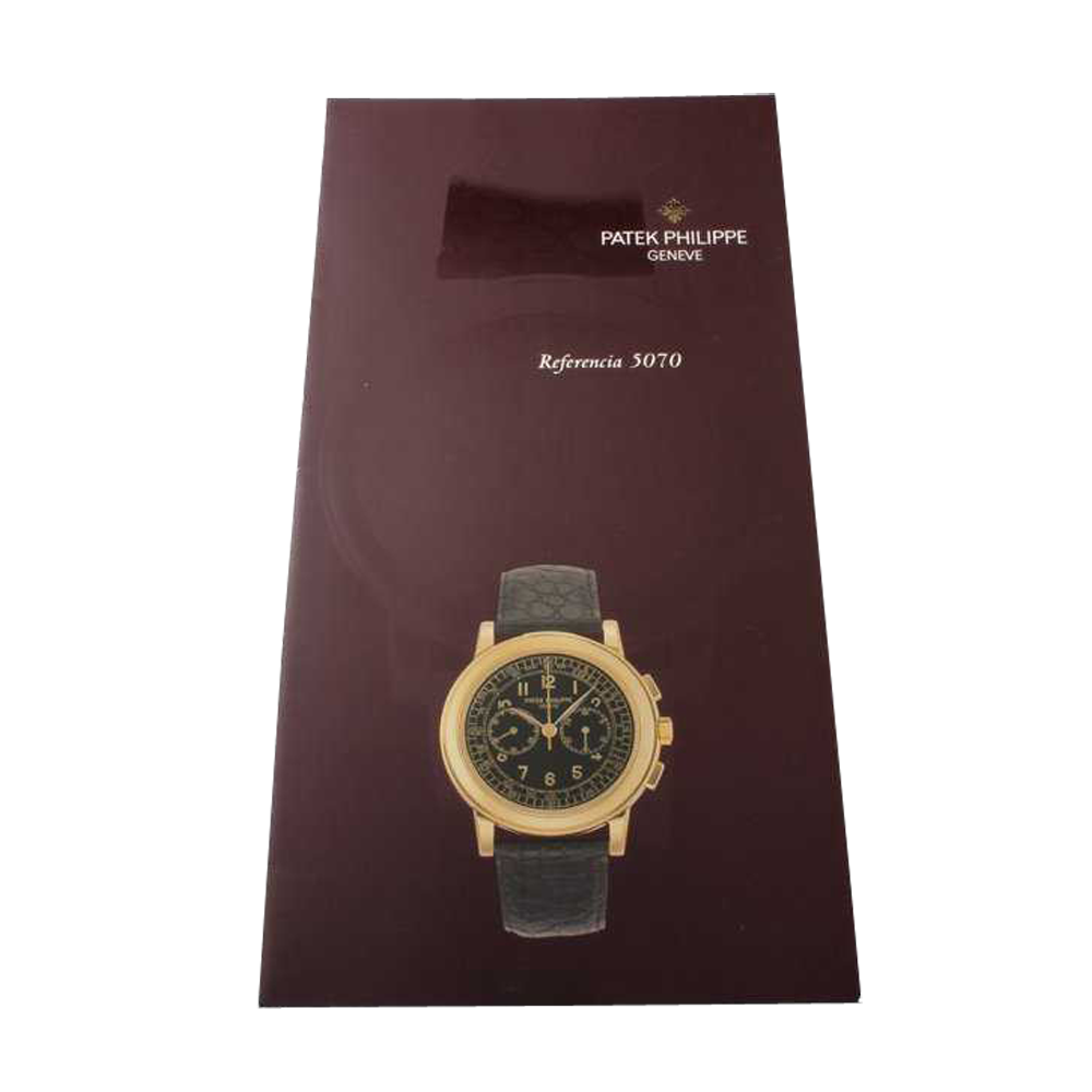 Lot #AN3166A Patek Philippe Chronograph 5070 Owners Manual Lot #AN3166A Patek Philippe Chronograph 5070 Owners Manual Ephemera Lot #AN3166A Patek Philippe Chronograph 5070 Owners Manual Ephemera Patek Philippe