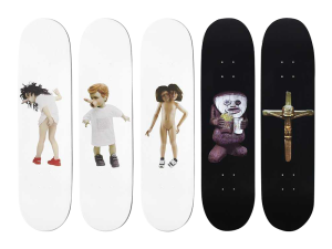 Lot #AN3142 Chapman Brothers for Supreme NY 5 Deck Complete Set Art Auction