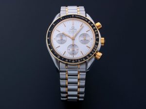 Lot #AN4906 – Rare Omega Speedmaster Tutone Watch with Silver Dial 175.0032 Watches