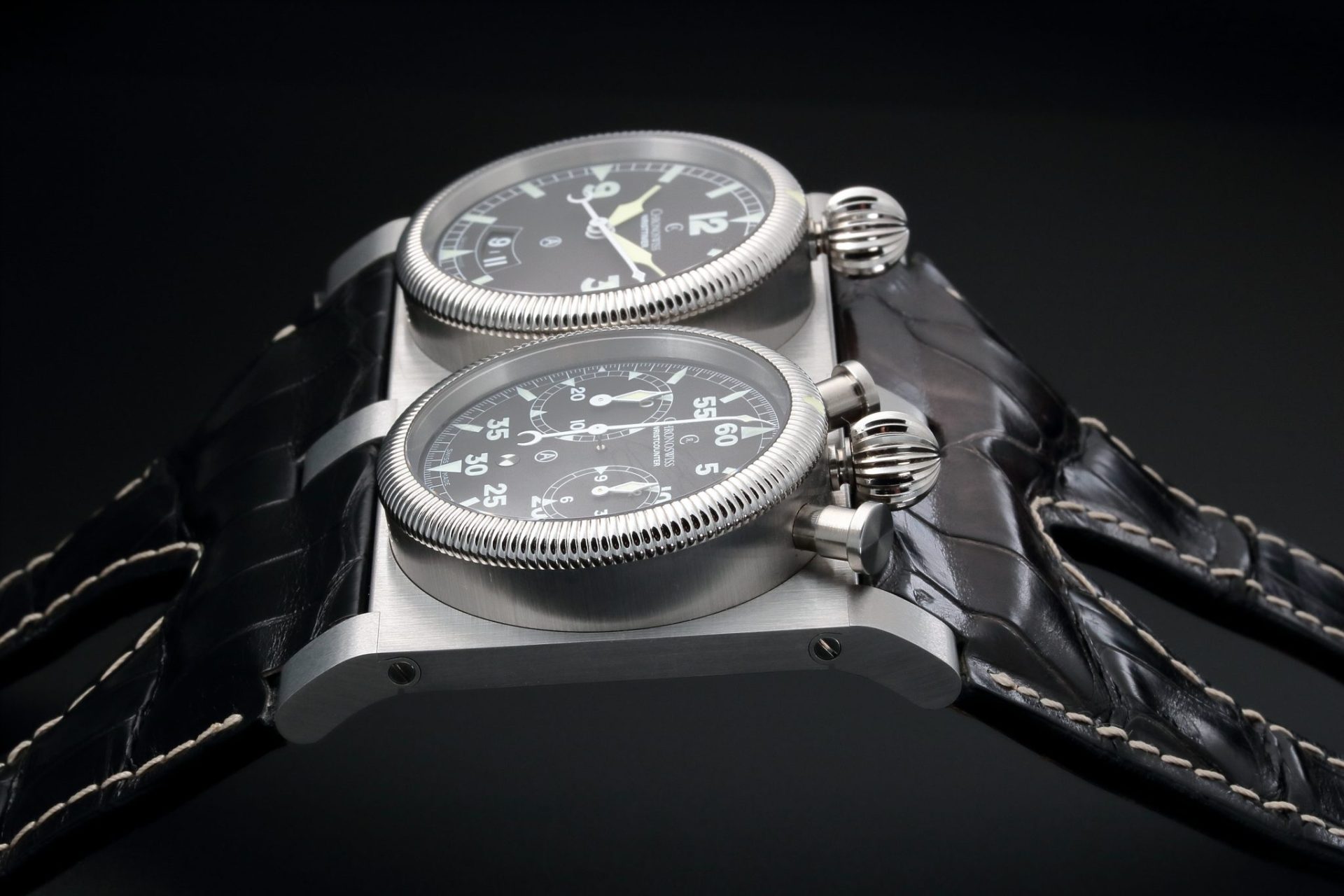 Lot #AN3202 – Chronoswiss Wristmaster Chronograph Watch CH-2703 Lot #AN3202 – Chronoswiss Wristmaster Chronograph Watch CH-2703 Watches Lot #AN3202 – Chronoswiss Wristmaster Chronograph Watch CH-2703 Watches Chronoswiss