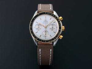 Lot #AN3848 – Rare Omega Speedmaster Tutone Silver Dial Watch 175.0032 Watches Omega