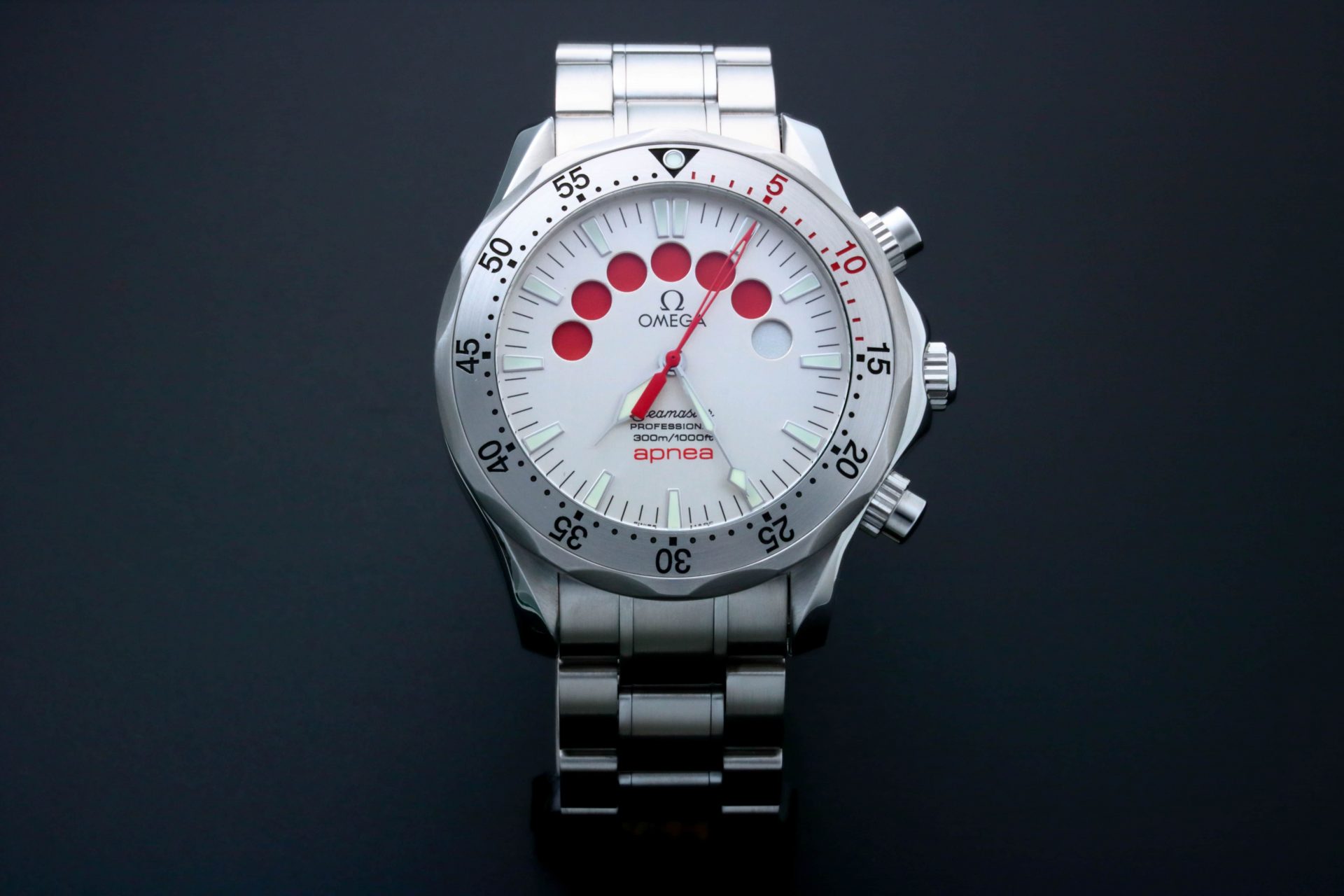 Lot #AN3861 – Omega Seamaster Professional Jacques Mayol Apnea Watch 2595.30 Lot #AN3861 – Omega Seamaster Professional Jacques Mayol Apnea Watch 2595.30 Watches Lot #AN3861 – Omega Seamaster Professional Jacques Mayol Apnea Watch 2595.30 Watches Omega