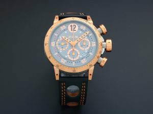 Lot #3943 – B.R.M. Chronograph Tutone Watch V8-44-GT-5N-CG Watches B.R.M.