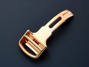 Lot #AN3968A – Cartier 18k Yellow Gold Deployant Buckle 16MM Watch Bracelets Cartier