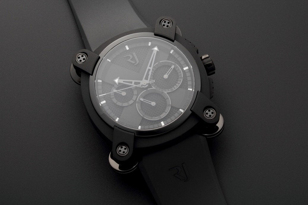 Lot #AN4814 – Romain Jerome Moon Invader Black Metal Chronograph Watch RJ.M.CH.IN.001.01 Lot #AN4814 – Romain Jerome Moon Invader Black Metal Chronograph Watch RJ.M.CH.IN.001.01 Watches Lot #AN4814 – Romain Jerome Moon Invader Black Metal Chronograph Watch RJ.M.CH.IN.001.01 Watches Acquire Now