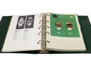 Lot #AN4944A – Rolex Dealer Master Watch Catalog 1960s Vintage Collector's Bookshelf