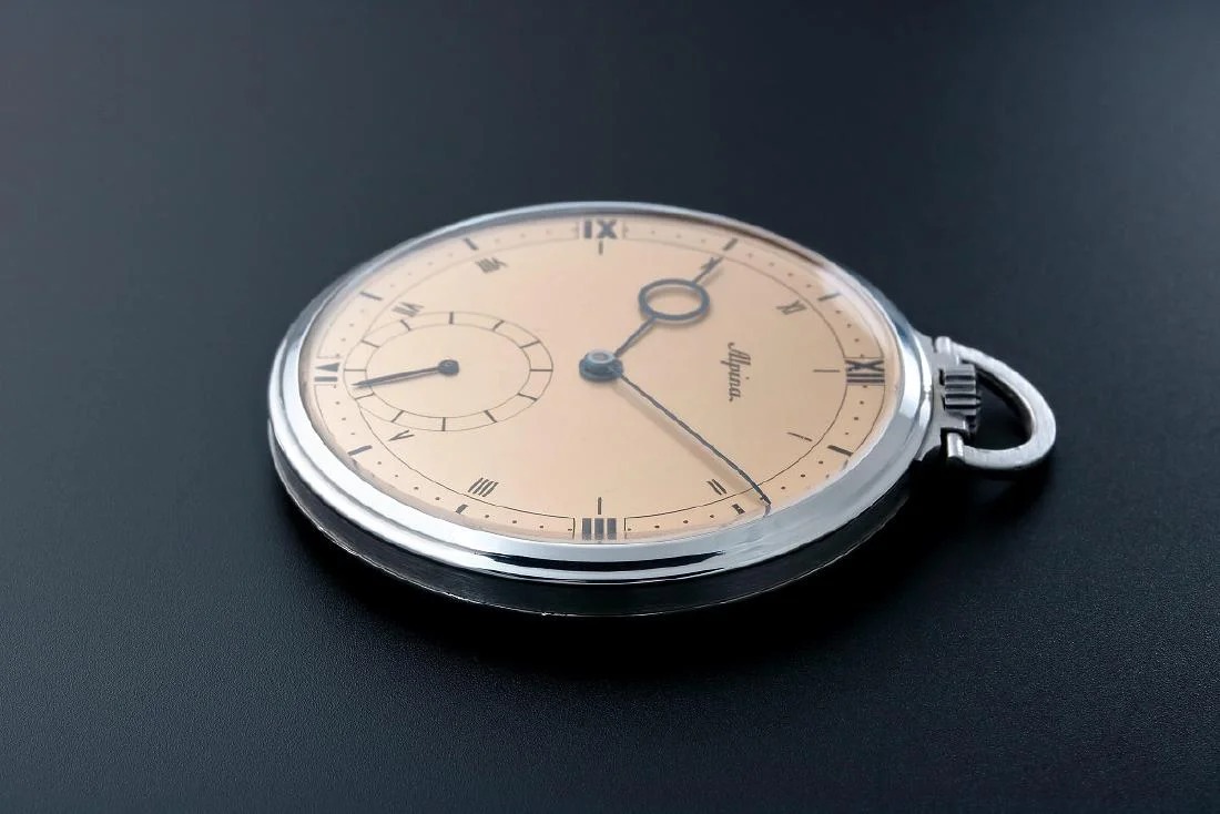 Lot #AN4926 – Vintage Steel Alpina Sector Dial Pocket Watch Lot #AN4926 – Vintage Steel Alpina Sector Dial Pocket Watch Pocket Watches Lot #AN4926 – Vintage Steel Alpina Sector Dial Pocket Watch Pocket Watches
