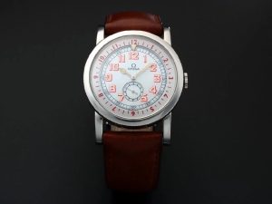 Lot #AN4919 – Rare Stainless Steel Gents Omega MOP Pilot Watch 5770.73.03 Watches